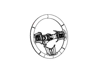 Chrysler Steering Wheel - 1XZ32DX9AA