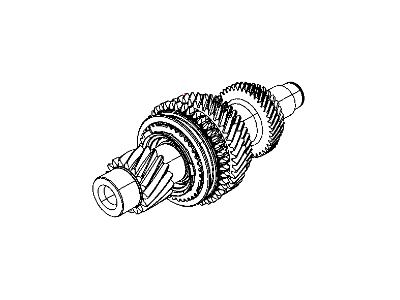 Dodge 5191018AA OUTPUT SHAFT Transaxle
