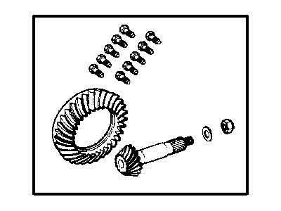Jeep 4137749 GEAR SET, Ring and Pinion
