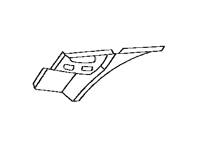 Dodge 4580665 PANEL Fender Side Shield