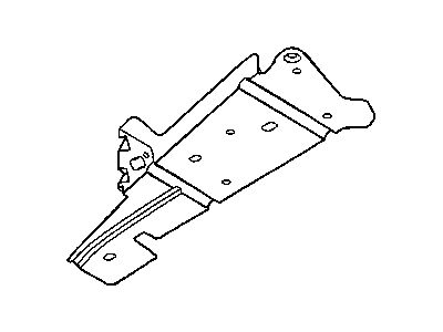 Dodge 4756951 BRACKET, Front Fender Fascia Shelf, (Used With Steel Fender Only)