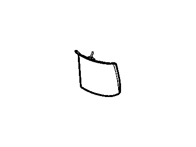 Jeep 5FA72RK5AB Molding - D Pillar Trim