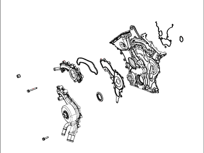 Ram C/V Timing Cover - 5184495AK