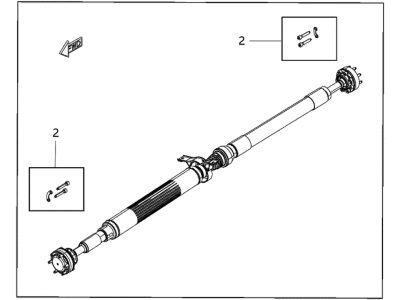 2015 Dodge Charger Drive Shaft - 68212029AD