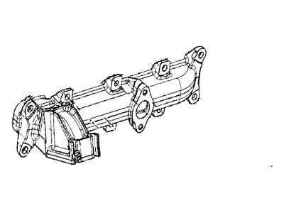 Ram 68226938AA MANIFOLD Exhaust