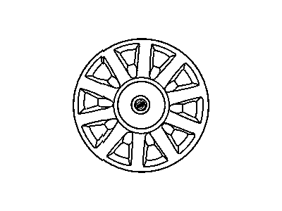 Dodge 5105021AC COVER Wheel