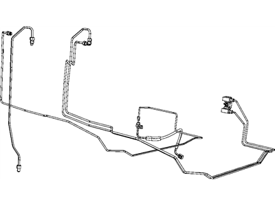 Jeep Wrangler Brake Line - 52129120AD