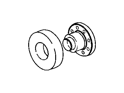 Jeep 5093604AA YOKE Transfer Case Output