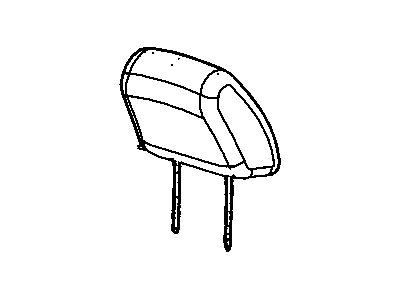 Ram 1RT00DK2AA HEADREST Front