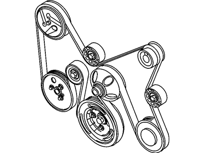 Jeep 53013905AB BELT Accessory Drive