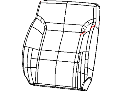Jeep 1YL25KD1AA COVER Front Seat Back