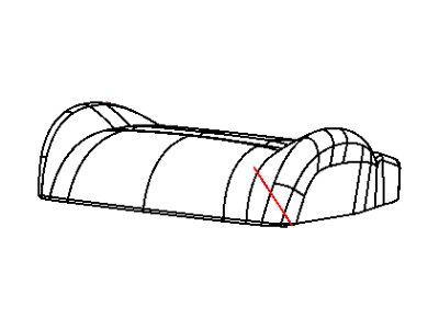 Jeep 1YL31KD1AA COVER Front Seat Cushion