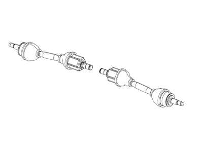 2020 Jeep Compass Axle Shaft - 68280965AA