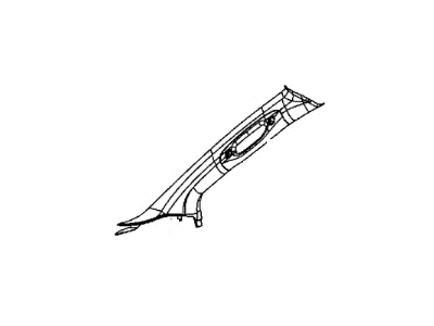 Mopar ZR23DX9AJ Molding Windshield Garnish