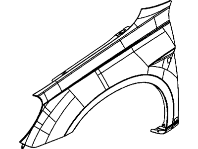 Chrysler Fender - 5074402AB
