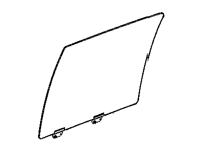 Dodge 55362190AB GLASS Rear Door