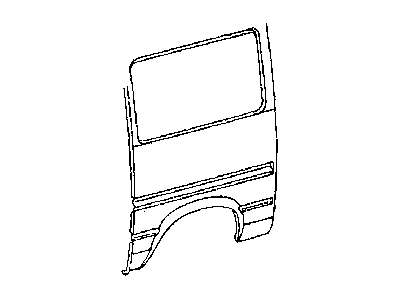 Dodge 5104212AA PANEL Body Side Rear