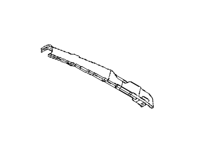 Dodge 5104206AA MOLDING D Pillar