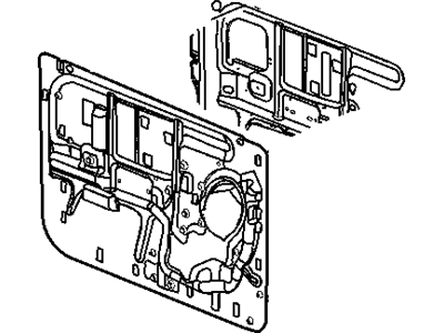Dodge 55276174AJ WATERSHIELD Front Door