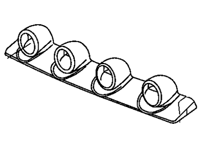Jeep 5HZ01ZSPAB COVER Light Bar Support