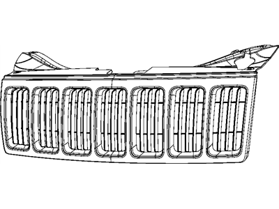 2008 Jeep Grand Cherokee Grille - 1DF491DAAB