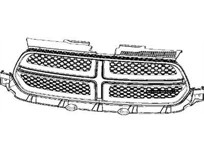 Dodge Durango Grille - 57010709AH