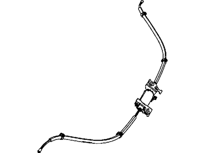 Chrysler 68027057AA MOTOR AND CABLE ASSEMBLY Tonneau Panel