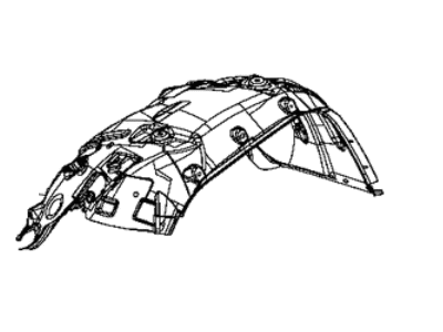 Mopar 68351462AC Shield Splash Front
