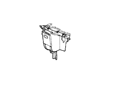 Mopar YC45WL5AA Ash Receiver Instrument Panel