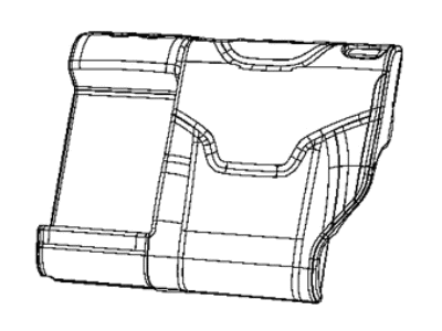 Jeep 6RU21LR5AA COVER Rear Seat Back 2nd Row Left