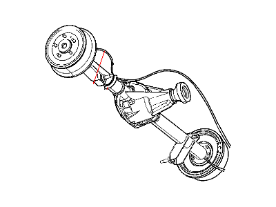 Jeep 52128072AD CABLE Parking Brake