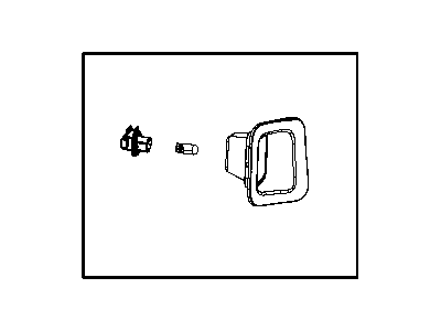 Ram 55078095AC LAMP License Plate