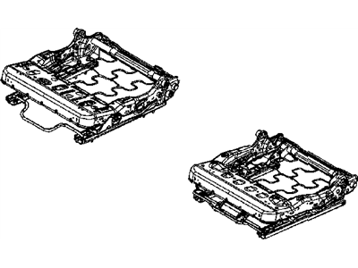 Ram 68050447AA FRAME Front Seat Cushion