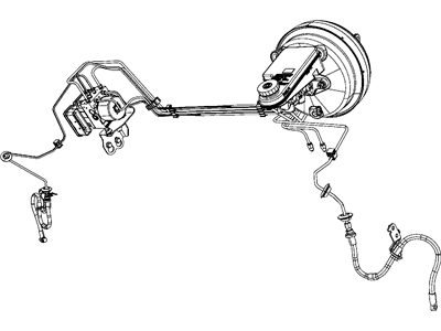 Jeep Compass Brake Line - 5105604AD