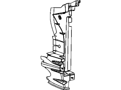 Chrysler 4677664AC SHIELD Radiator Side