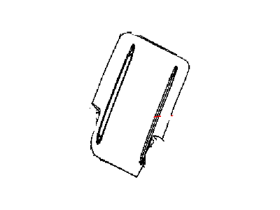 Ram 5NA83LA8AA COVER Rear Seat Back Left