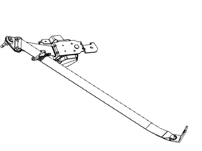 Dodge 1AN071DVAF SEAT BELT Retractor