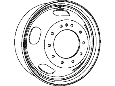 Ram 6PB43S4AAA WHEEL Steel