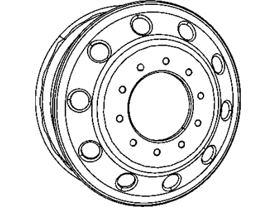 Ram 68053037AB WHEEL Aluminum