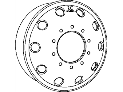 Ram 68053036AB WHEEL Aluminum