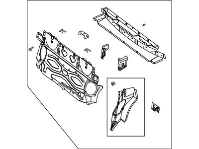 Chrysler 50010166AB PANEL Rear Wall