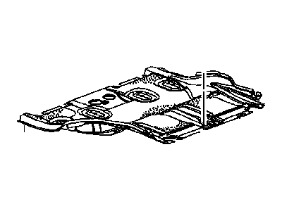 Chrysler UB16TL2AF CARPET Rear Floor