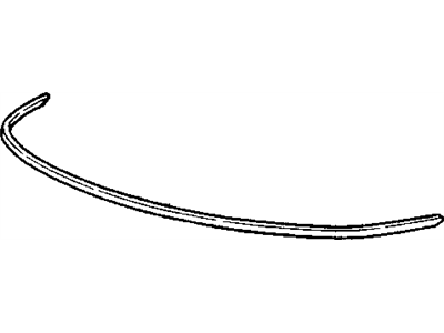Chrysler 4814483 STRIP Rear Fascia Bright Gold