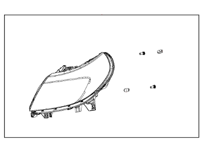 Ram ProMaster 3500 Headlight - 4725944AD