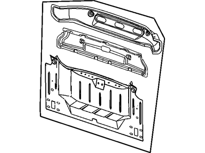 Chrysler 4575208AF PANEL Decklid Opening
