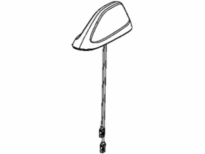 Chrysler 5LQ48GUVAB ANTENNA Base Cable And Bracket