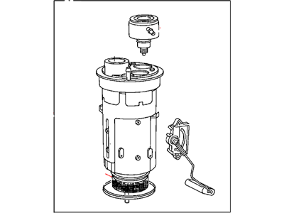 Dodge Fuel Level Sensor - 4897666AB