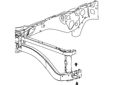 Dodge 55275694AK CLOSURE Radiator