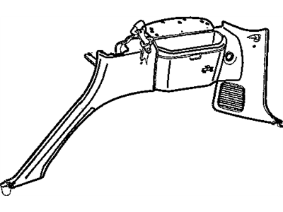 Jeep 5FA621AZAG PANEL Quarter Trim