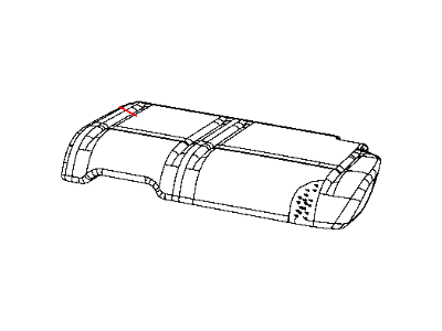 Jeep 1YL27KD1AA COVER Rear Seat Cushion 60% Cushion Cover